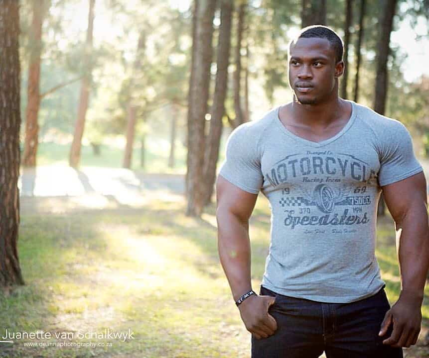 bodybuilder Sibusiso Khuzwayo