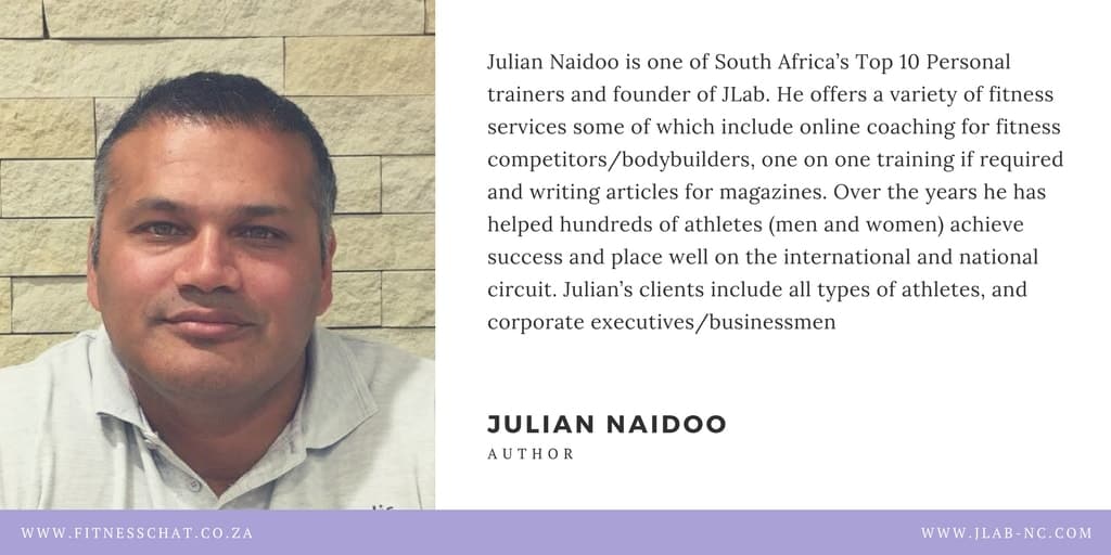 Julian Naidoo personal trainer